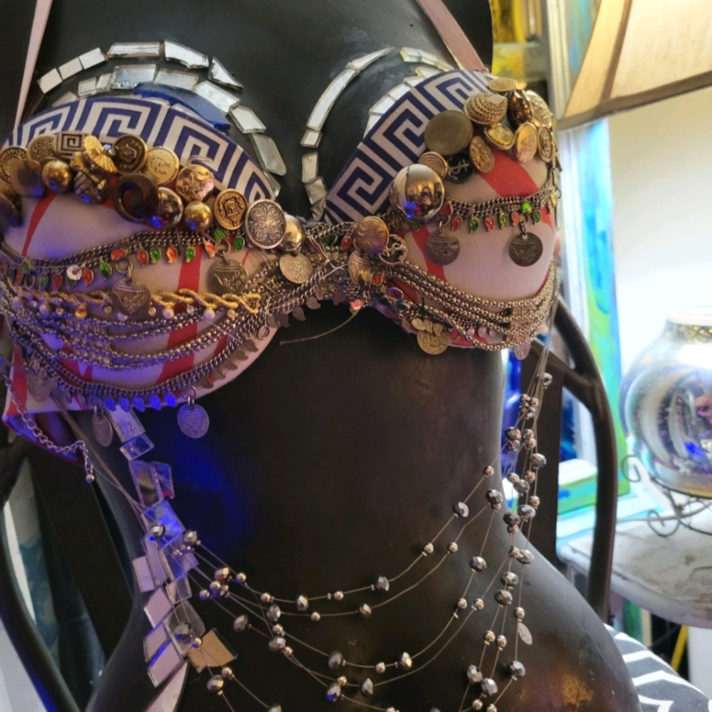 Egyptian belly dancing top